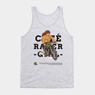 Cafe Racer Girl Bike Tank Top